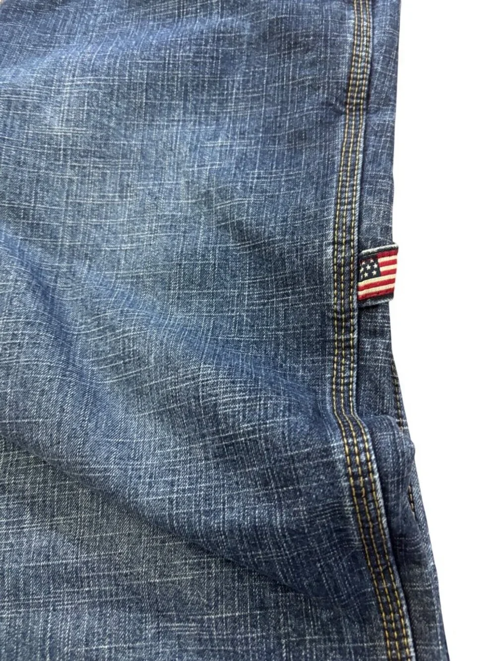 U.S. Polo Assn. Mens Straight Fit Denim Jeans W36 L32 Blue Cotton Blend